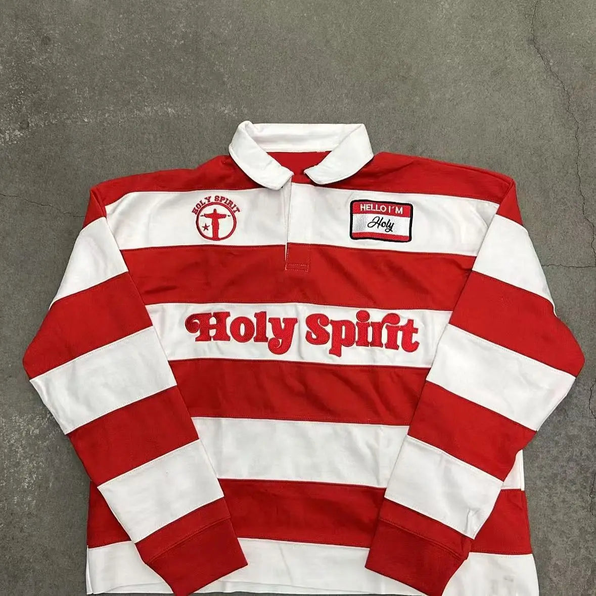 STRIPED RETRO POLO SHIRT