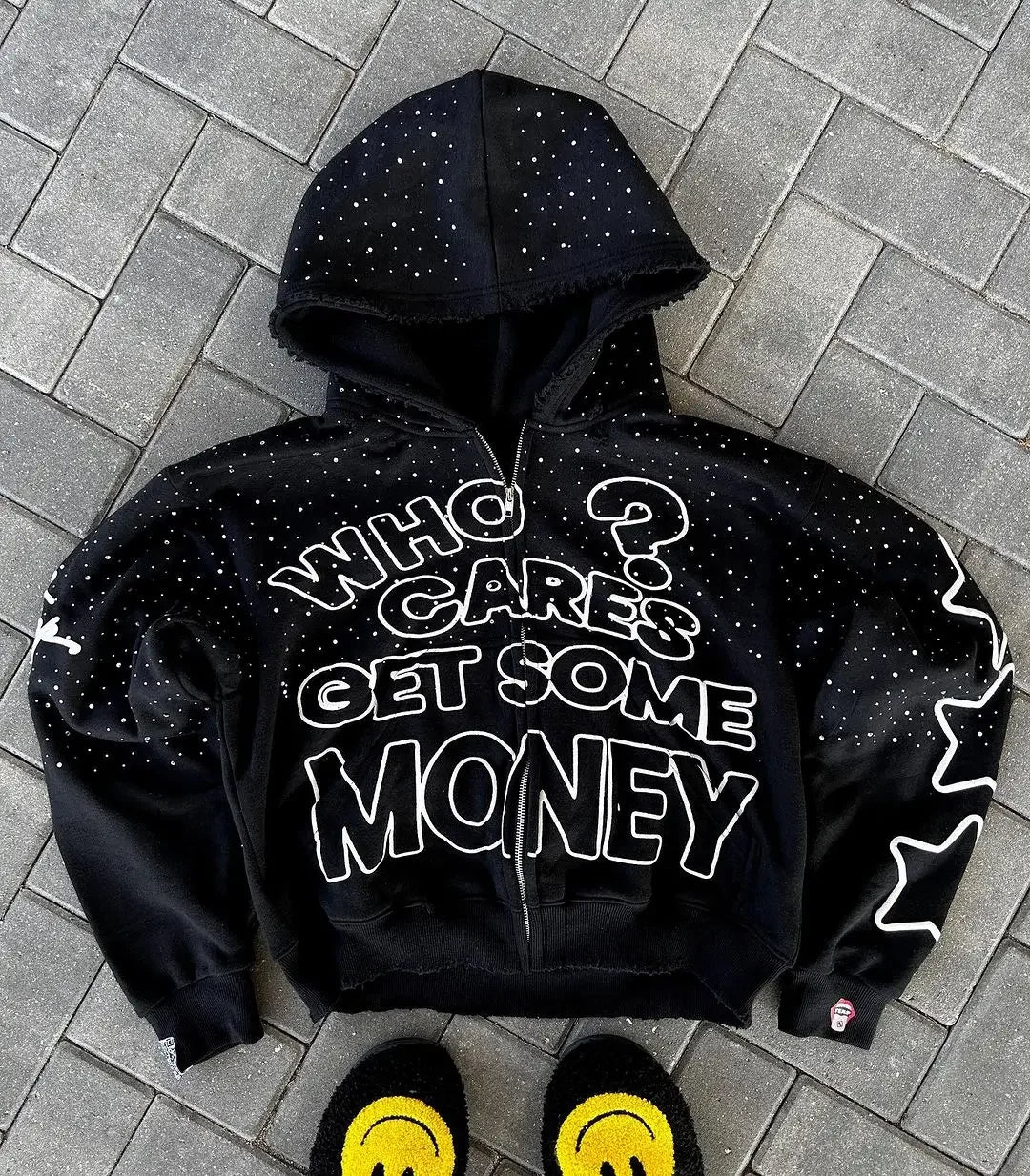 HARAJUKU Y2K ZIP HOODIE - SPARKLE EDITION