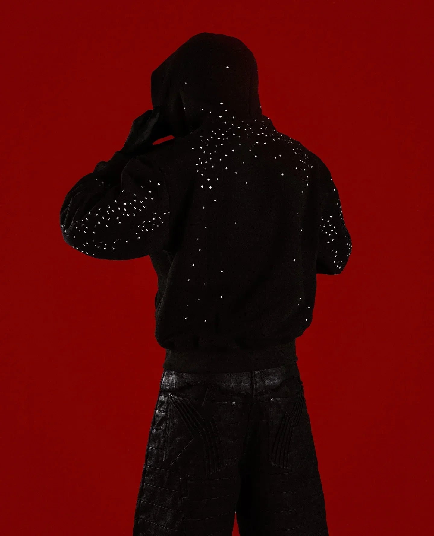 Y2K RHINESTONE HOODIE - GOTHIC STREETWEAR