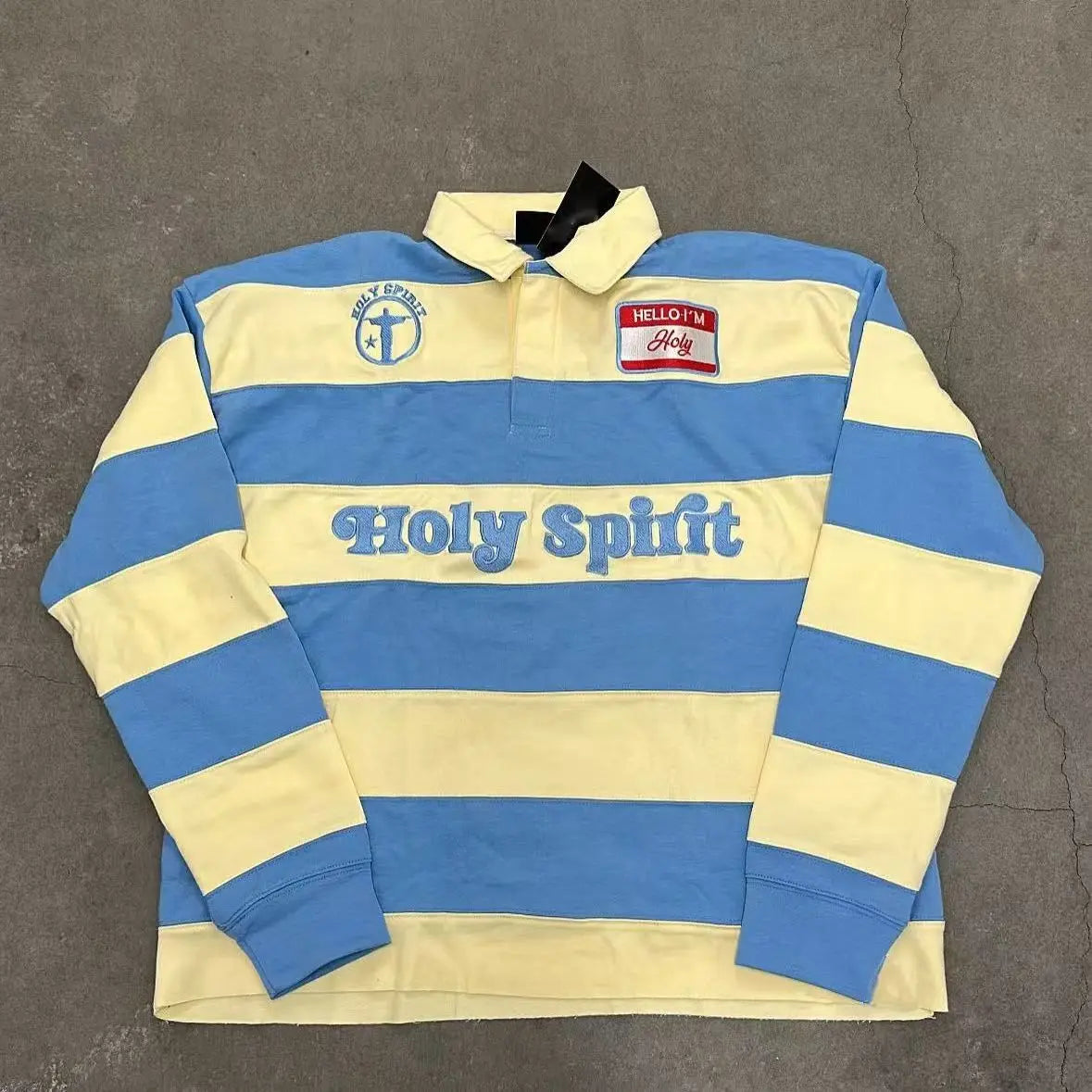 STRIPED RETRO POLO SHIRT