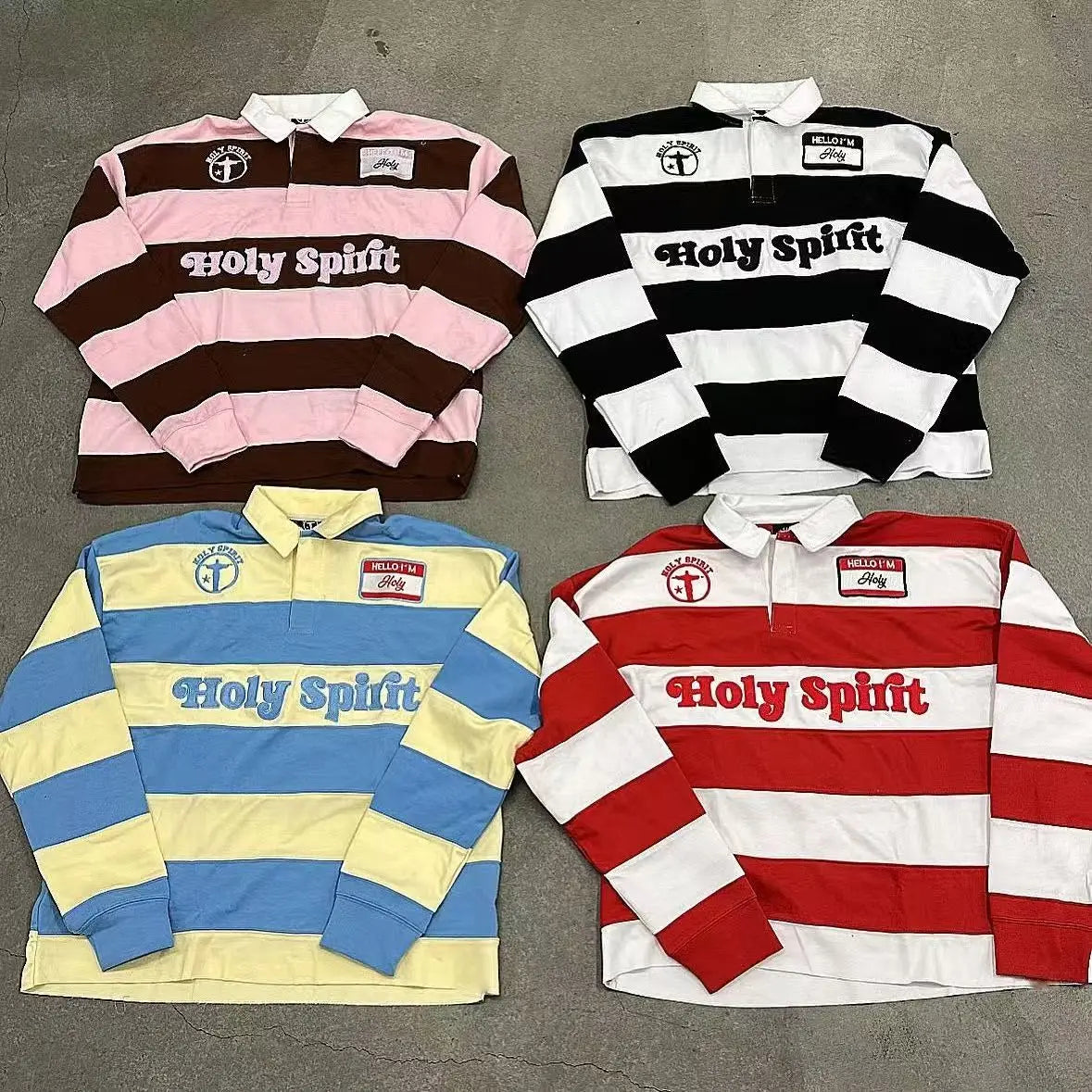 STRIPED RETRO POLO SHIRT